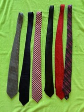 Lot of Assorted Men  s 100 Ties 6 PCS - Pre-Owned - Michael Kors