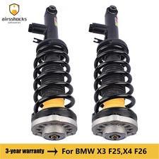 2x Rear L+R Shock Struts Assys with EDC For BMW X3 F25 X4 F26 xDrive 2011-2018