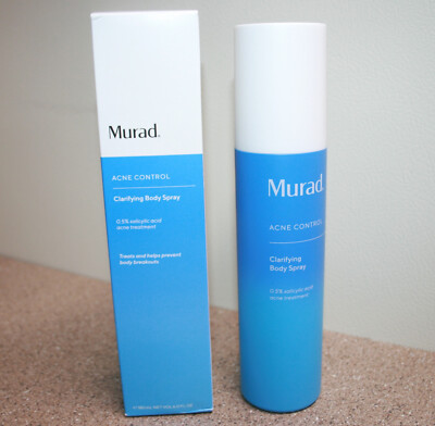 Murad Acne Control Clarifying Body Spray 6oz /180mL Full Size Exp 6/2026