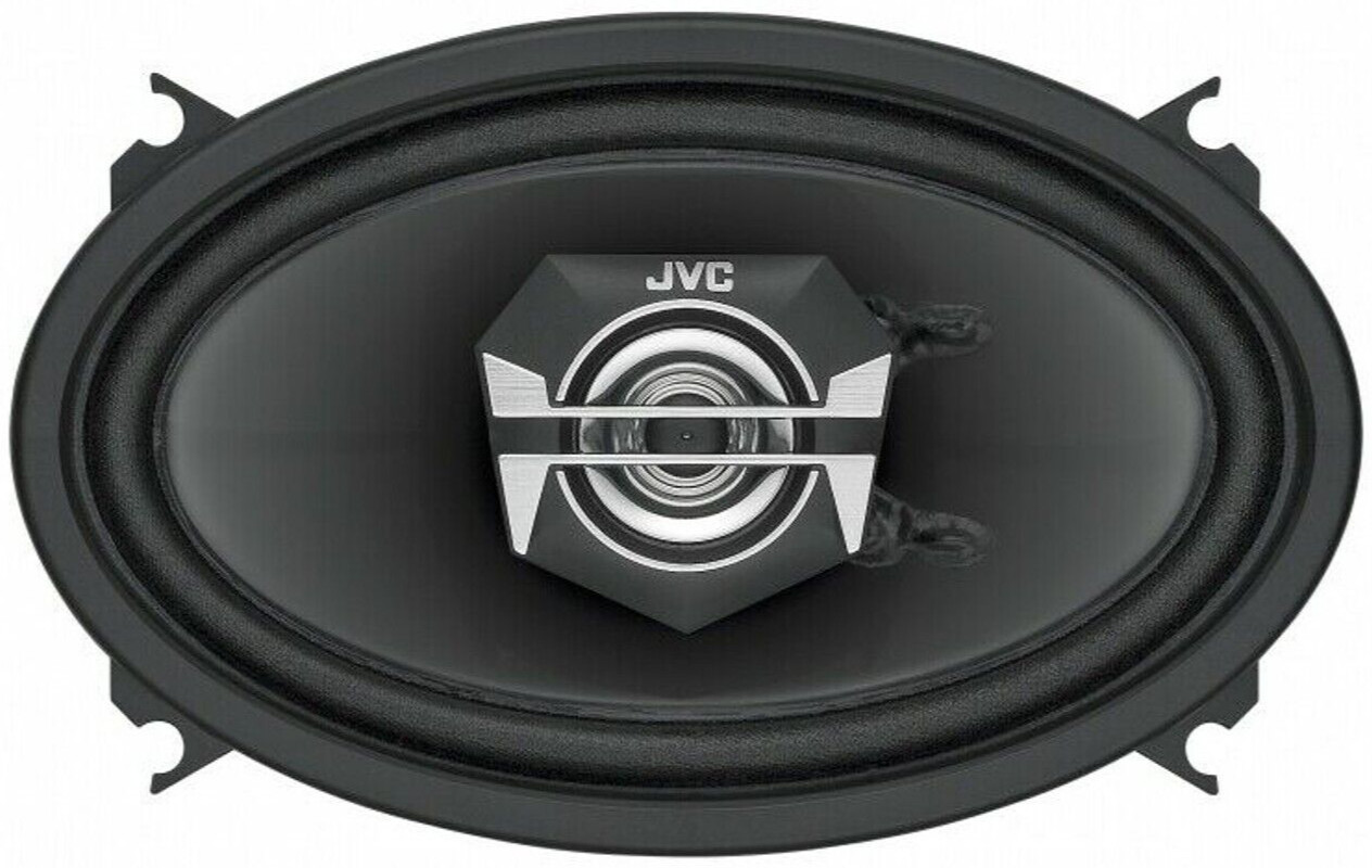 JVC CS-V4627 140-Ваттные 4 x 6 двухполосных коаксиальных динамиков с карбоновым слюдяным конусом 4 Ом 9390₽