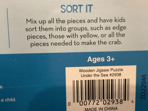 Melissa and Doug Under The Sea Wooden Puzzle - Picture 3 of 4