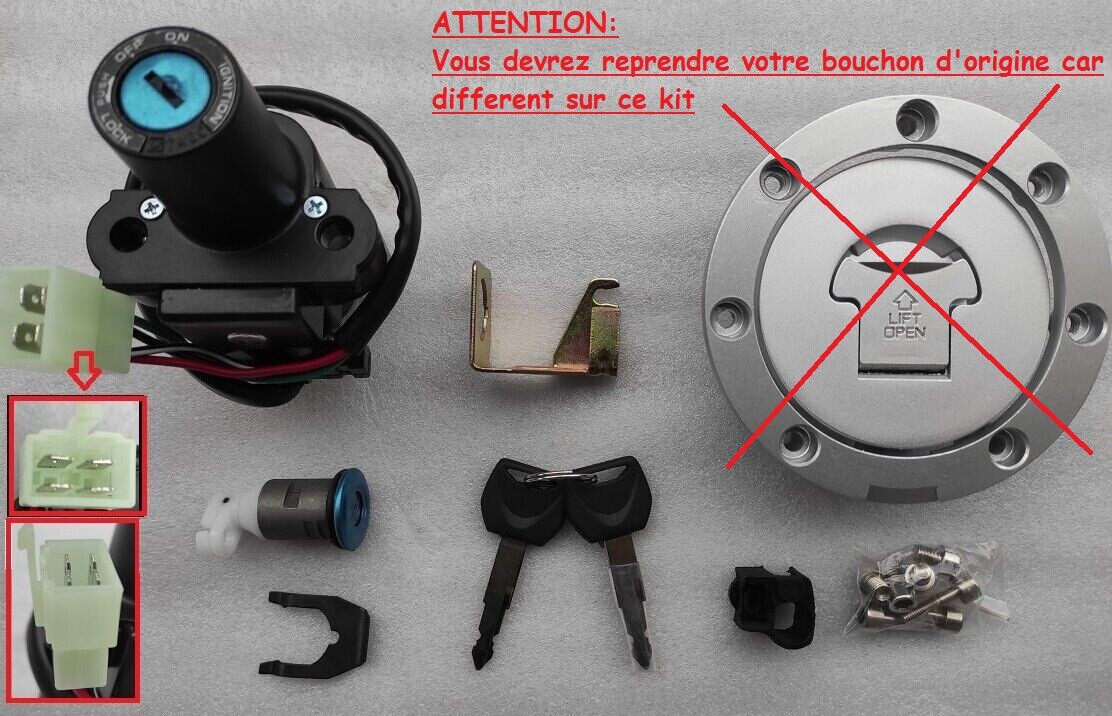 Kit serrure Neiman CB600F Hornet 600 PC34 1998 1999 2000 2001 2002