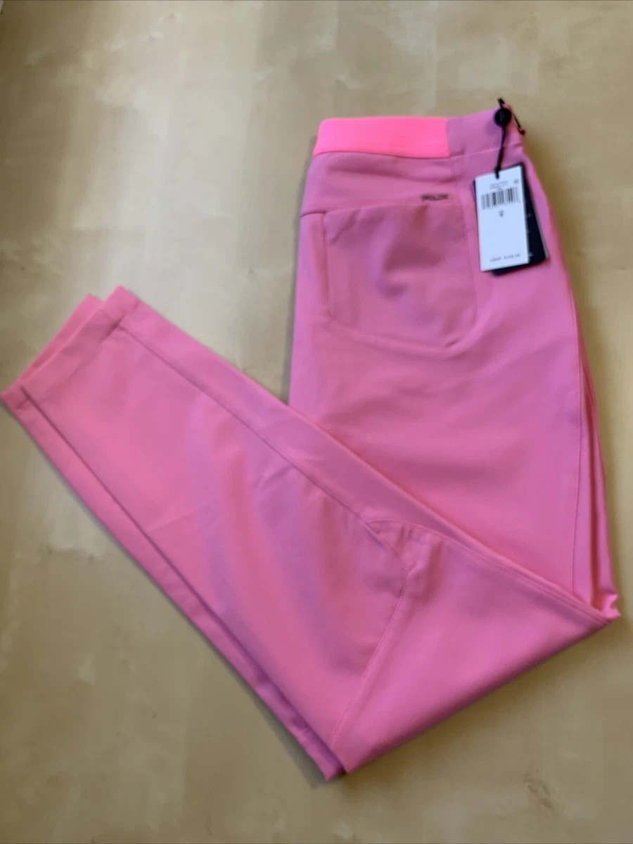 Pink cheap golf trousers