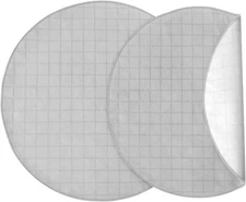 Washable Pee Pads for Dogs X-Large 48" Round Absorbent Training Pads Gray 2 Pack