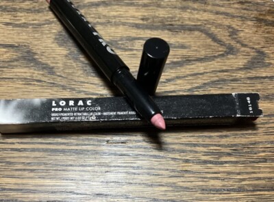 NIB LORAC PRO Matte Lip Color Highly Pigmented Retractable Nude Pink FULL SIZE