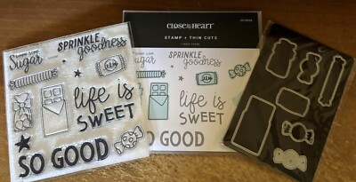 CTMH CC10236 THIN CUT CC10235 I WANT CANDY ~ life is sweet, GIMME some Sugar