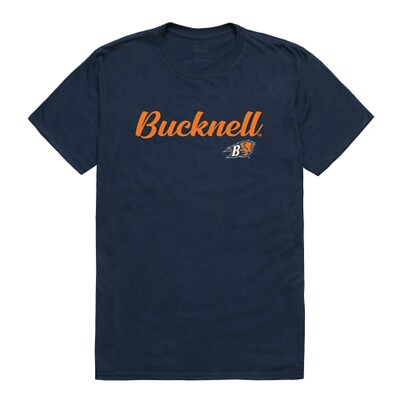 Bucknell University Bison BU NCAA Cotton Script Tee T Shirt  
