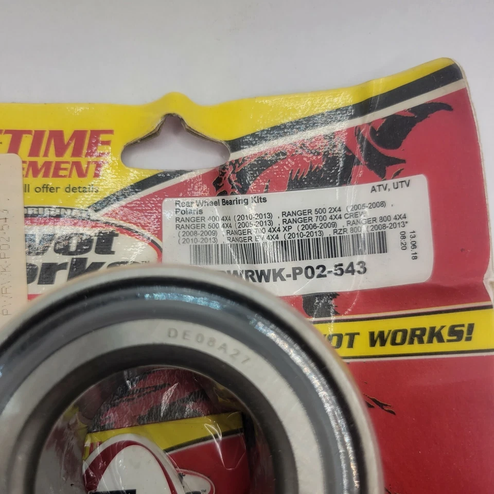 Kit de cojinete de rueda trasero Pivot Works PWRK-P02-543 POLARIS RANGER RZR SPORTSMAN Foto 2 de 4