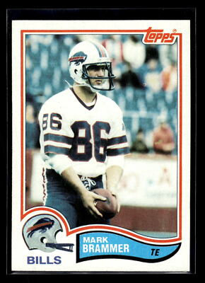 1982 Topps Football #22 Mark Brammer ''Set Break'' Mint Buffalo Bills