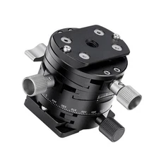 New Leofoto G2 GEAR HEAD 3 In 1 Panoramic Geared Ball head Tripod Head Blacknbtn