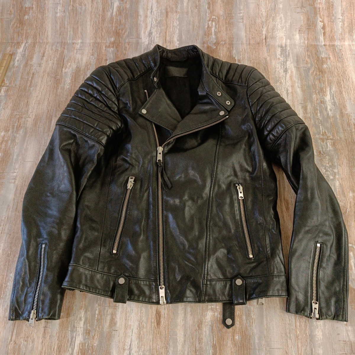 [H]SHEEP LEATHER 70‘S SPORTS JACKET H]SHEEP LEATHER 70'S SPORTS JACKET