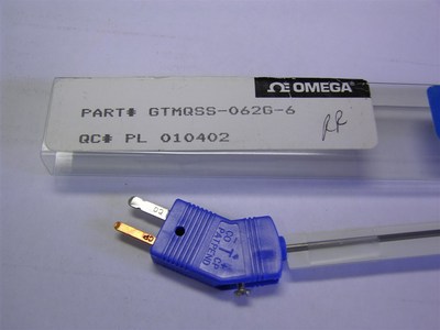 1 Omega Engineering GTMQSS-062G-6 Low Noise Temperature Probe Alloy Code T