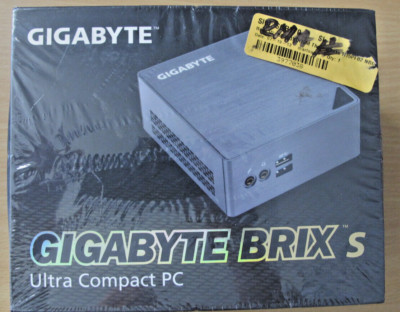 GIGABYTE BRIX S I3-6100U (GB-BSI3H-6100-B2) USFF 4GB DDR3L, 1TB HDD, Win10 NEW