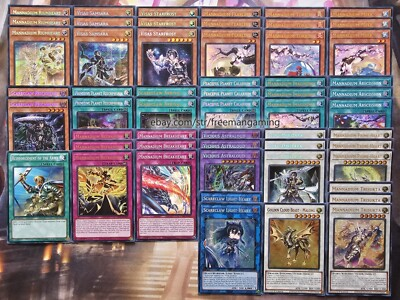 #ad Yugioh Mannadium Deck 55 Card Riumheart Visas Starfrost Meek Samsara Amritara $69.99