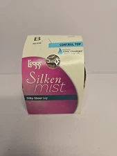 Leggs Sheer Energy Control Top Nude Sheer Pantyhose Size B NEW