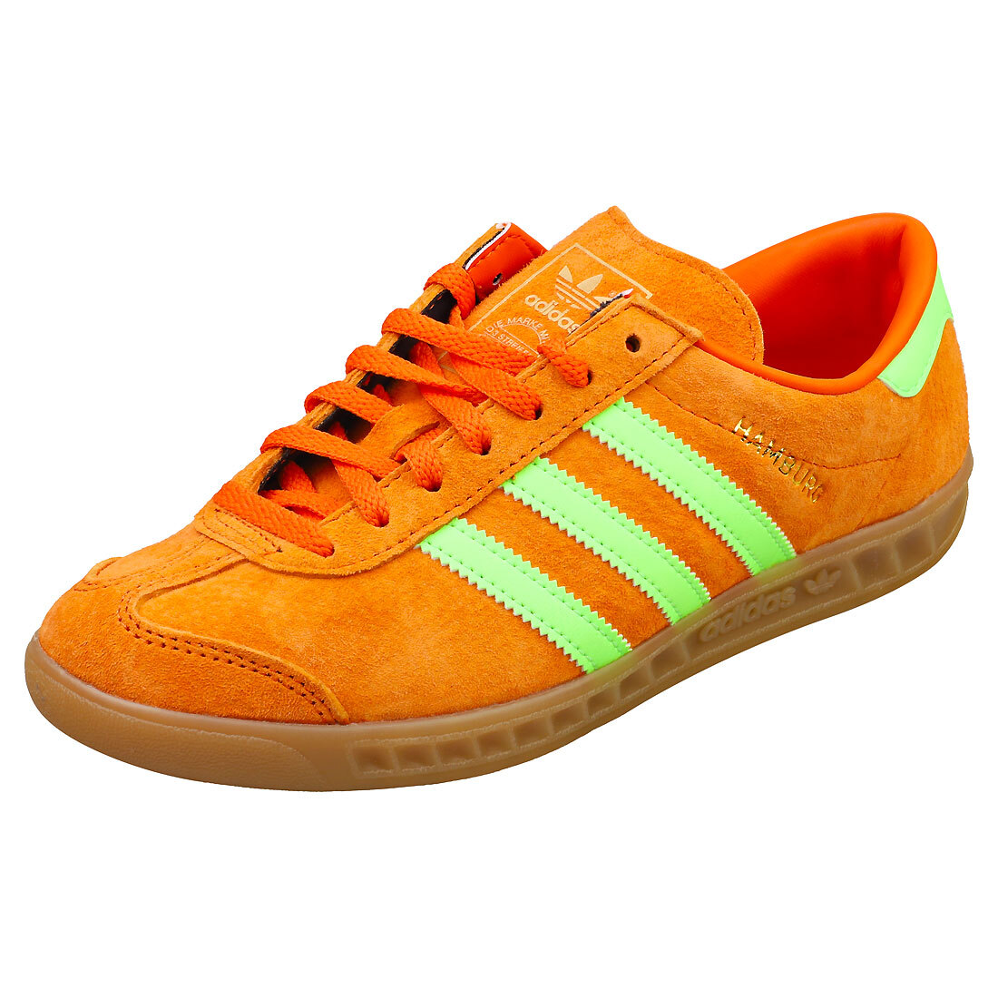 adidas Wmns Hamburg (Orange / Green) 38 2/3