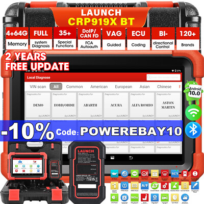2025 LAUNCH X431 CRP919X BT PRO V OBD2 Diagnosegerät ALLE SYSTEM  Key Programmer