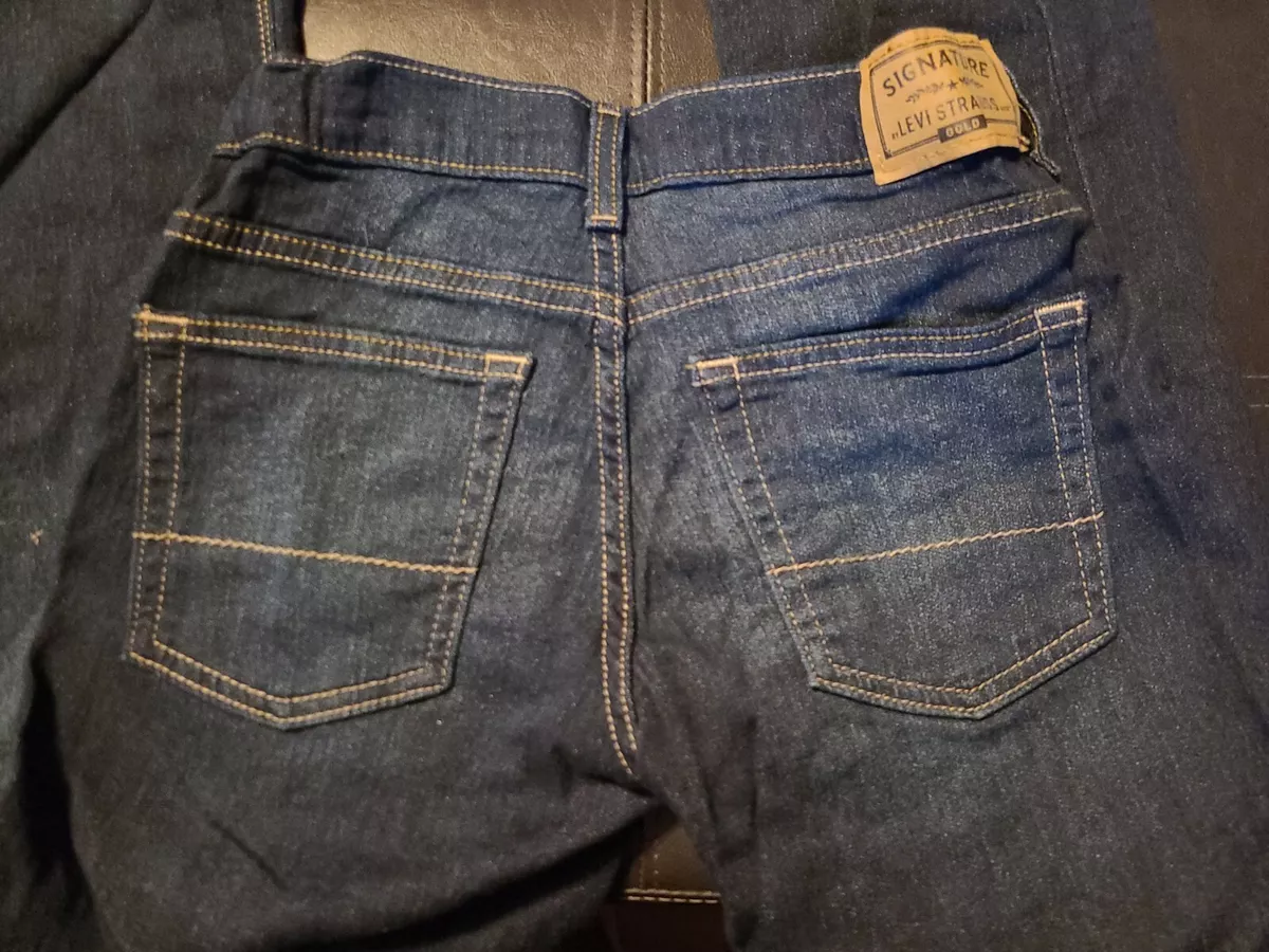 Levis Gold signature jeans boys 12 elastic adjustable waist