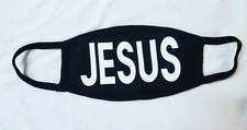 Face Mask Unisex JESUS  100% Cotton  Washable...