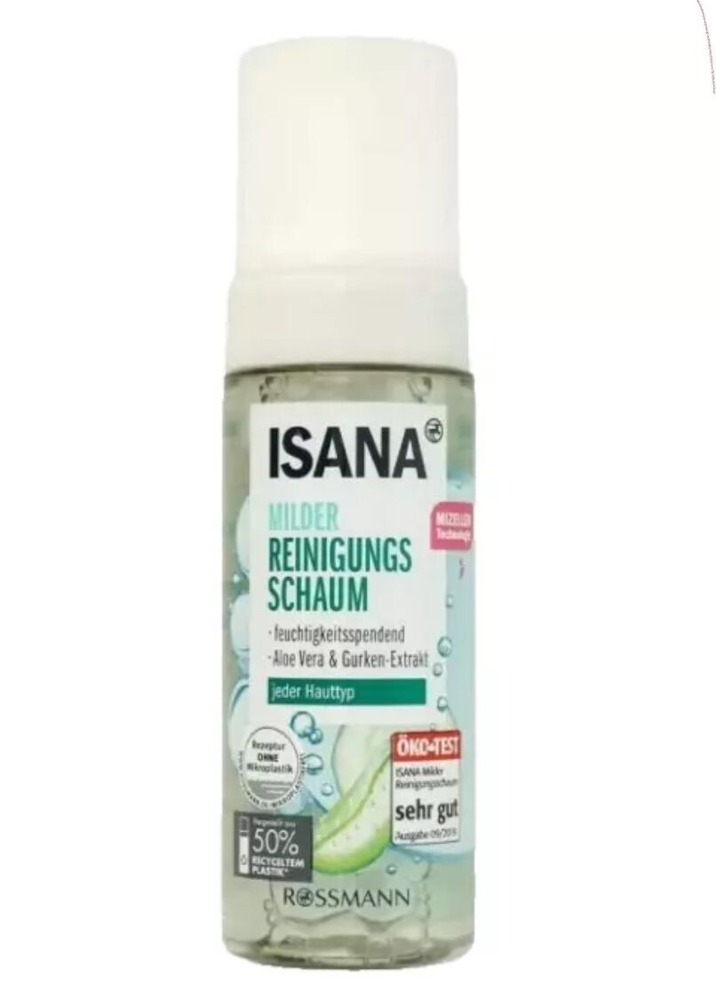 ISANA MILDER SCHAUM gentle cleansing foam, 150ml