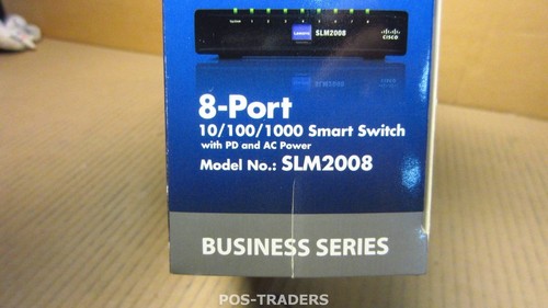Interrupteur intelligent Linksys 8 ports 10/100/1000 Gigabit avec alimentation PD et AC NEUF NEUF - Photo 5/5