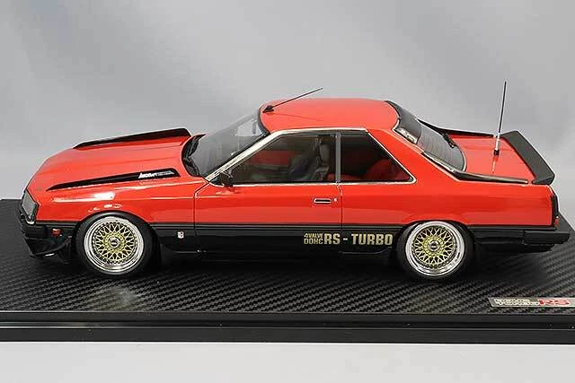 ignition model IG2348 1/18 Nissan Skyline 2000 RS-Turbo R30 Red / Black