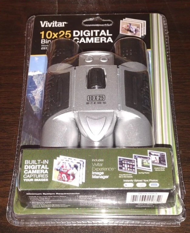 Vivitar CV-1025V Digital Camera Binoculars Monocular Compact 10x25 New Sealed - Image 3 of 4