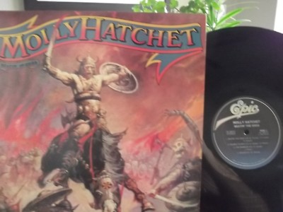 MOLLY HATCHET BEATIN THE ODDS LP ON EPIC  RECORDS