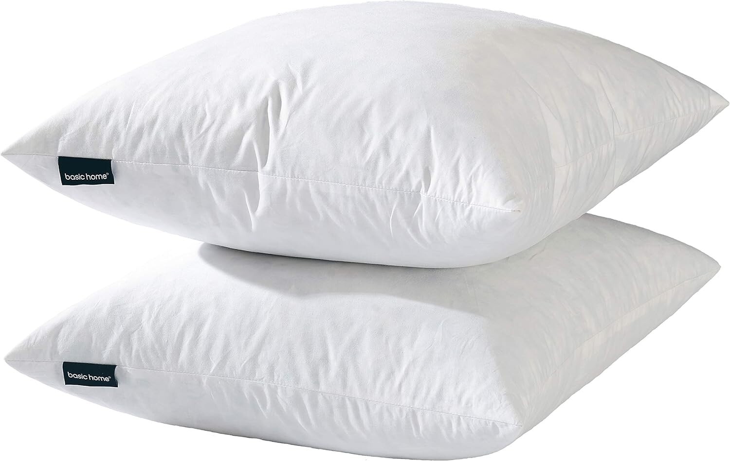 basic home 26x26 Euro Throw Pillow Inserts-Down Feather Pillow Inserts-Cotton Fa