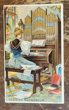 Victorian Trade Card Estey Organ Company Brattleboro Vermont