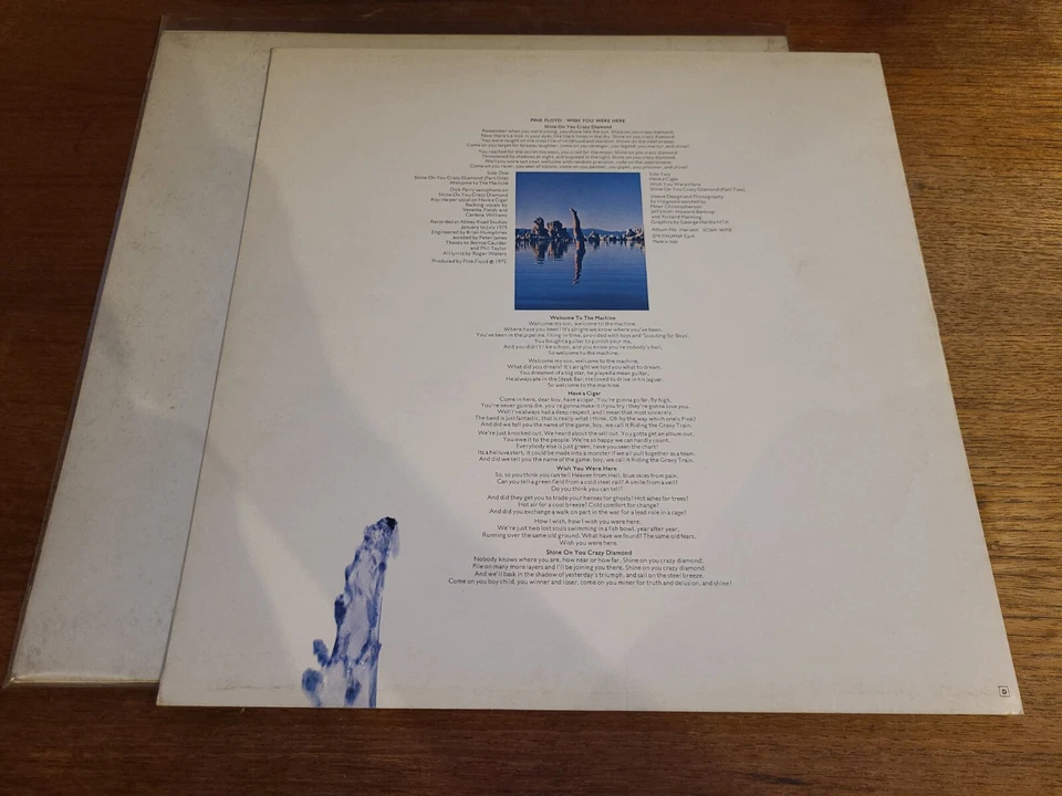 Pink Floyd Wish You Were Here · Lp, foto 3 di 5
