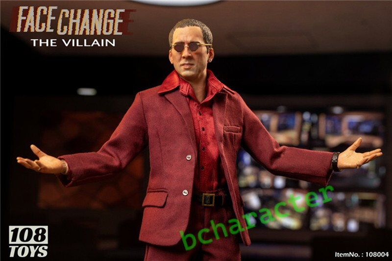 ▼▼108TOYS Face Change THE VILLAIN Castor Troy 1/6 アクションフィギュア 108004 Ready! New 108TOYS 108004 1/6 Face Change Castor Troy 12