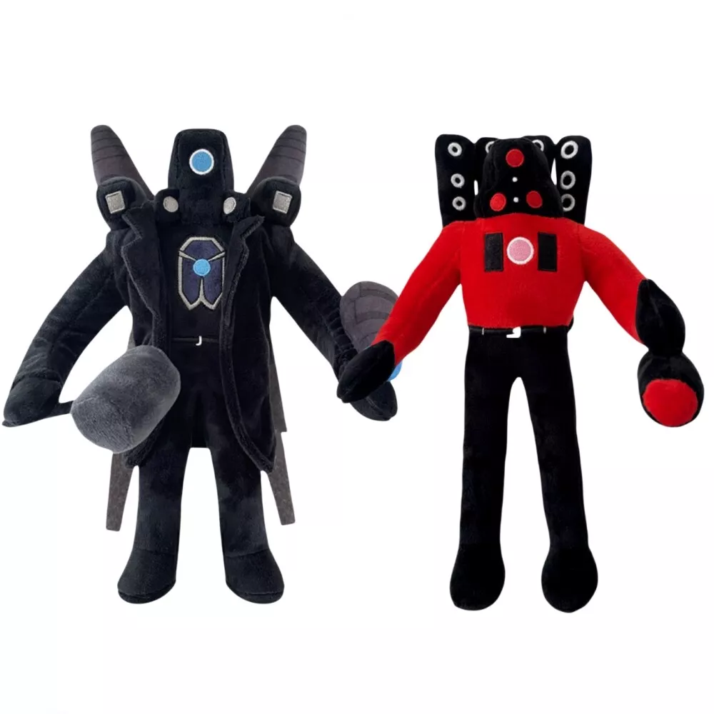 Skibidi Toilet Titan Monitorman & Titan Speakerman Plush Toys Stuffed Dolls  Gift