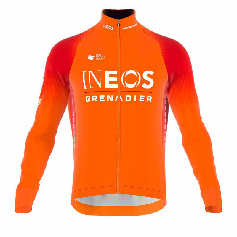 Winter Fit Thermal Fleece Mens Cycling long Sleeve Jersey Bike