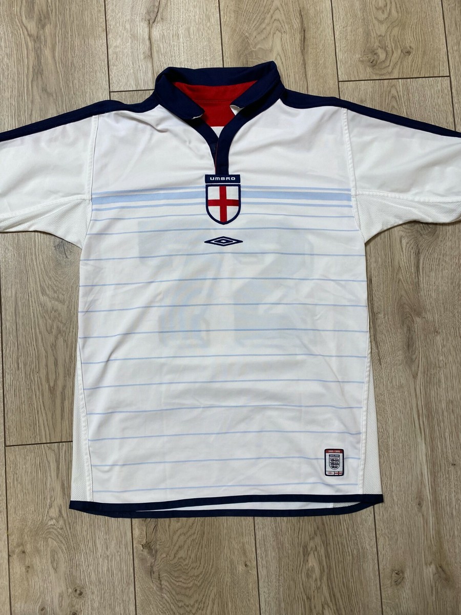 UMBRO 2003/2005 イングランド代表 　　ゲームシャツ 未使用 UMBRO 03-05 サッカー イングランド代表 ゲームシャツ