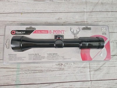 New Simmons 8-Point Rifle Scope 3-9x/40mm 