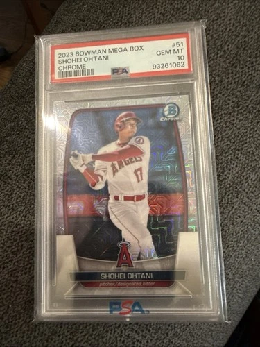 PSA 10 SHOHEI OHTANI 2023 Bowman Chrome MEGA BOX LOS ANGELES ANGELS GEM MINT
