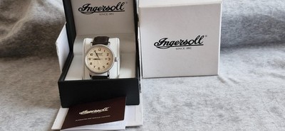 Herrenarmbanduhr, seltene Ingersoll Dollarwatch, ungetragen mit neuem Quarzwerk
