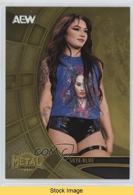 2025 Skybox Metal Universe AEW All Elite Wrestling Skye Blue #16 READ 10cv