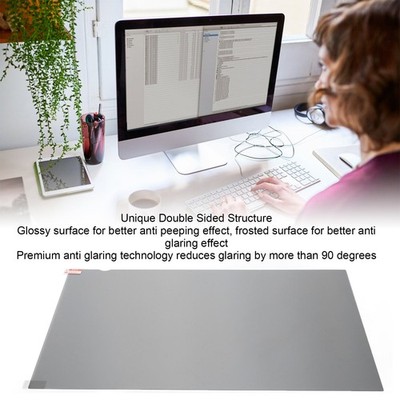 27in Computer Private Screen Filter Removable Prevent Blue Light Glaring PC SET