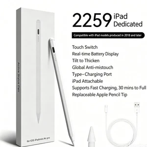 NEW Stylus stylo actif pour iPad iOS,Conseil de remplacement rapide de charge 2018+ Compatible