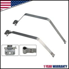 New Fuel Tank Straps Fits For 2000-04 Toyota Tundra 4WD Set of 2 7760334060 Gray