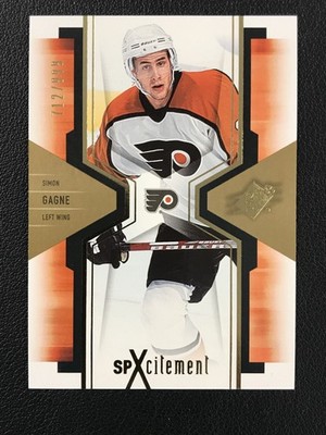 2006-07 SPx #X74 Simon Gagne SPXcitement /999 Philadelphia Flyers