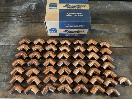 Mueller Streamline Copper Ells 3/4 NOM 7/8 OD Box of 50
