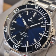 Image of ORIS Aquis Date 43.5mm Automatic 01 733 7730 4135-07 8 24 05PEB Blue Dial Unused