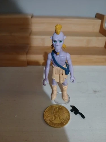 Droids 1985 Kenner Starwars Kez Iban Vintage Figure With Weapon And Coin