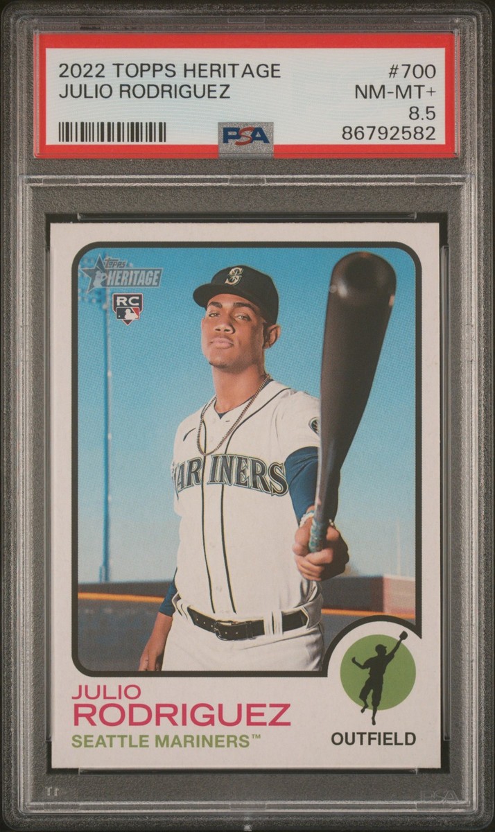 2022 Topps Heritage High Number - Julio Rodriguez #700 (RC