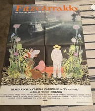 Klaus Kinski 1982 Italian Movie Fitzcarraldo Poster by Werner Herzog (39 x 55)