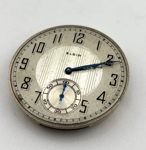 Elgin Antique Mechanical Pocket Watch Movement ONLY  17J   25793943  NON-WORKING