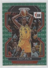2022 Panini Prizm WNBA W25 Green Prizm Lisa Leslie #167 HOF 0q5k
